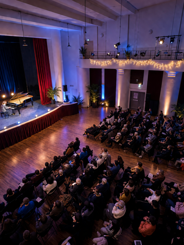 Concert au piano dans une salle moderne (1)